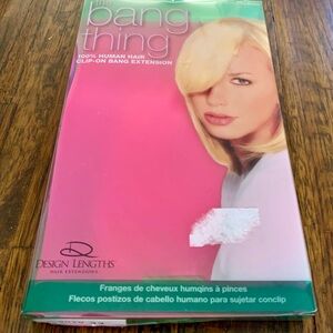 Design Lengths Clip-On Bang Extension